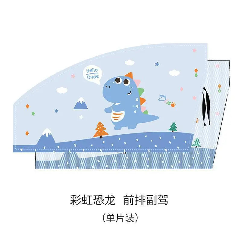Magnetic Car Window Sunshade with Mosquito Net