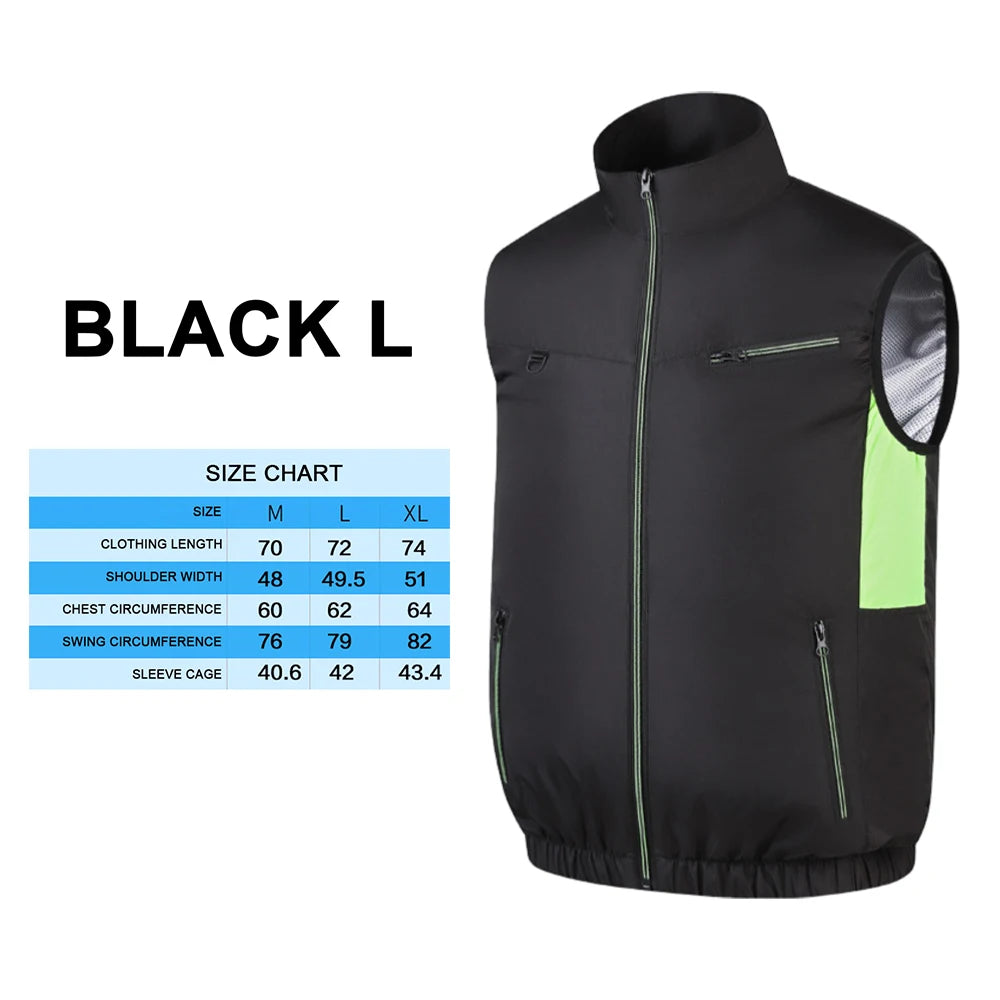 APWIKOGER Cooling Vest — 3-Speed Ice Fan Vest