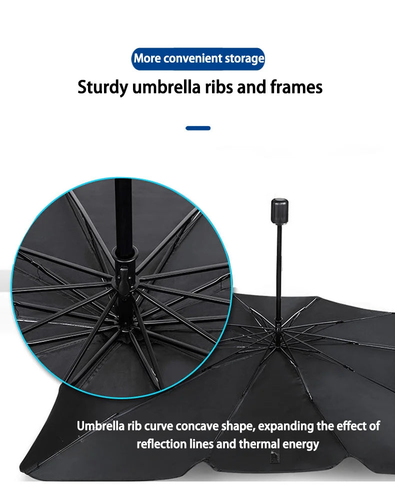LZJV Car Windshield Sunshade — UV & Heat Protection
