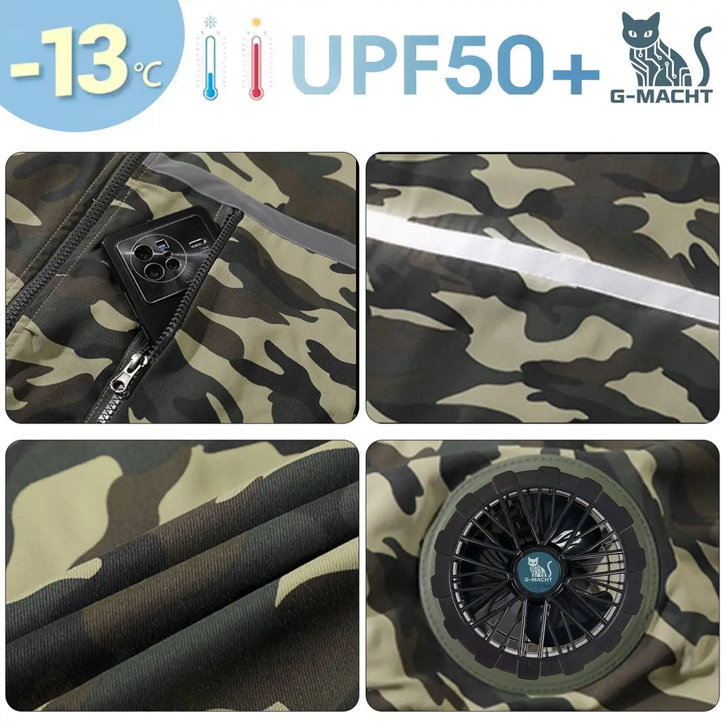 G-MACHT 4-Fan Cooling Jacket — Ultralight Air Conditioning Wear