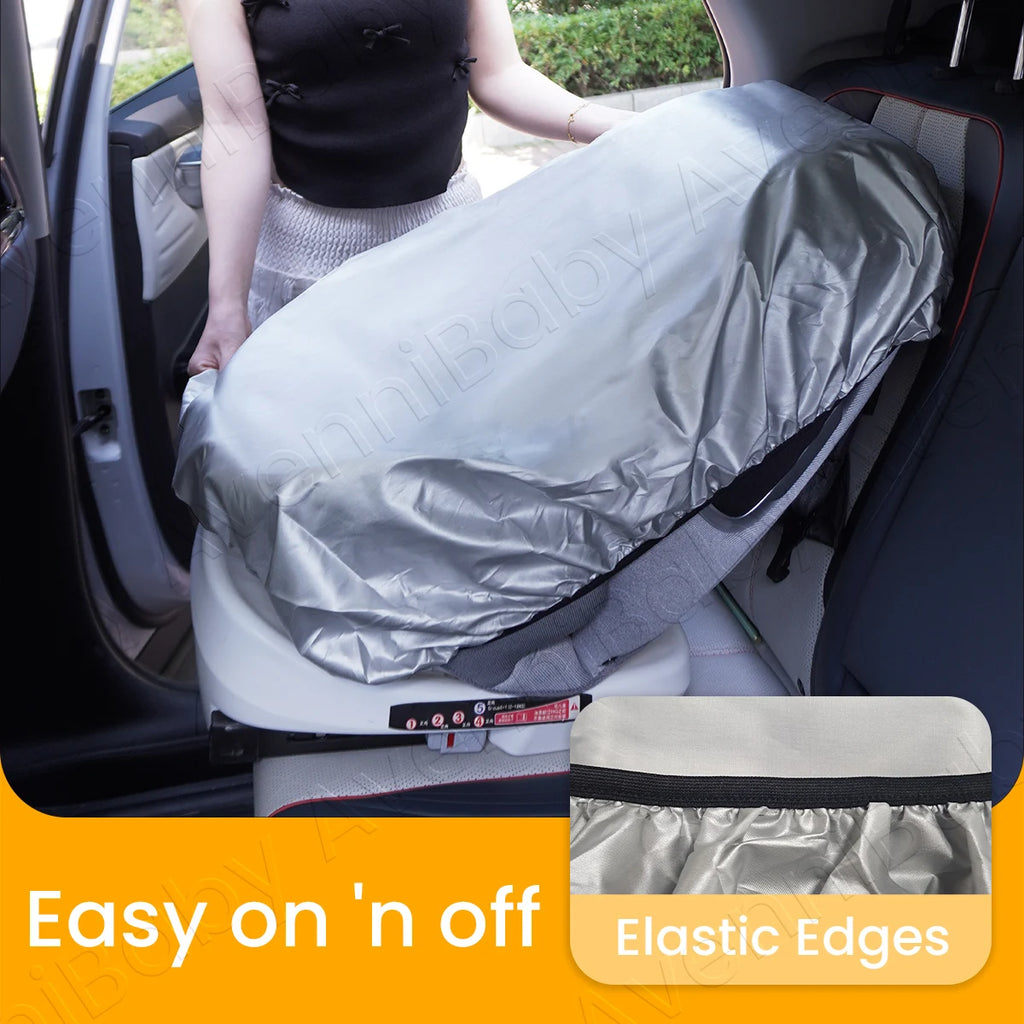 Baby Car Seat Sun Shade — UV & Heat Protection Cover