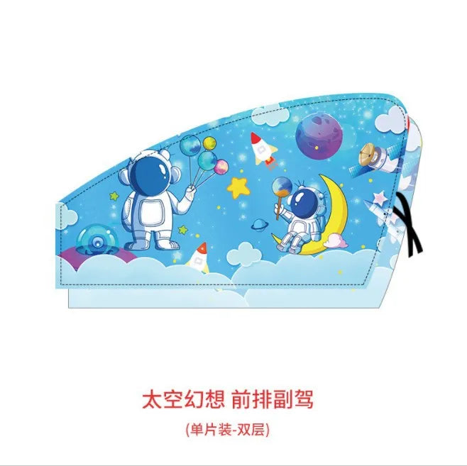 Magnetic Car Window Sunshade with Mosquito Net