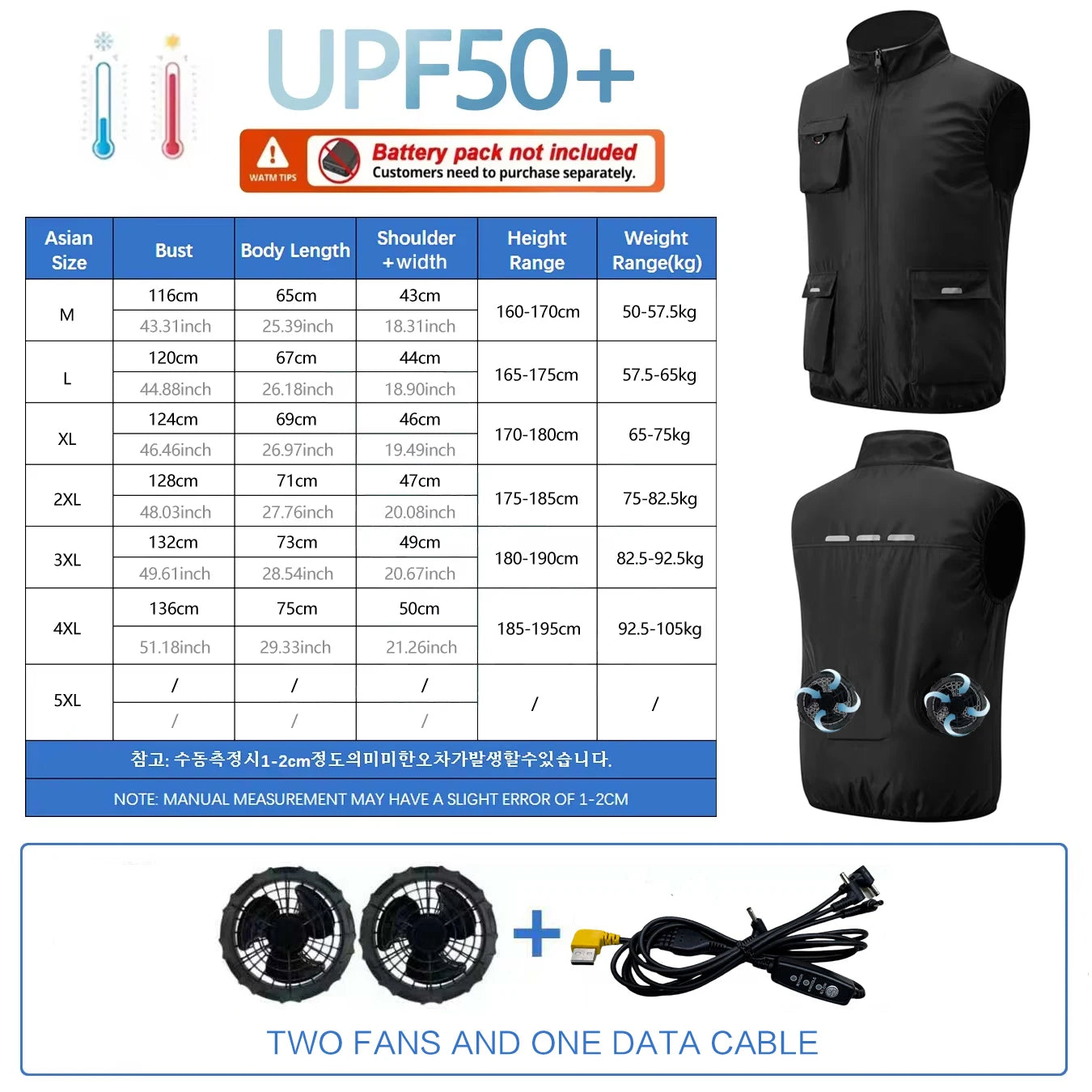 Built-In Fan Cooling Workwear — Short Sleeve