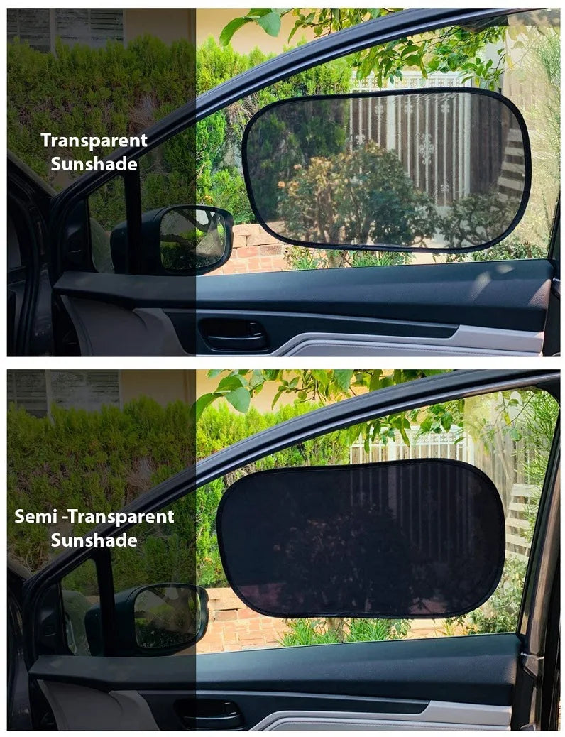 2PCS Car Side Window Sunshade — UV Protection for Baby & Pets
