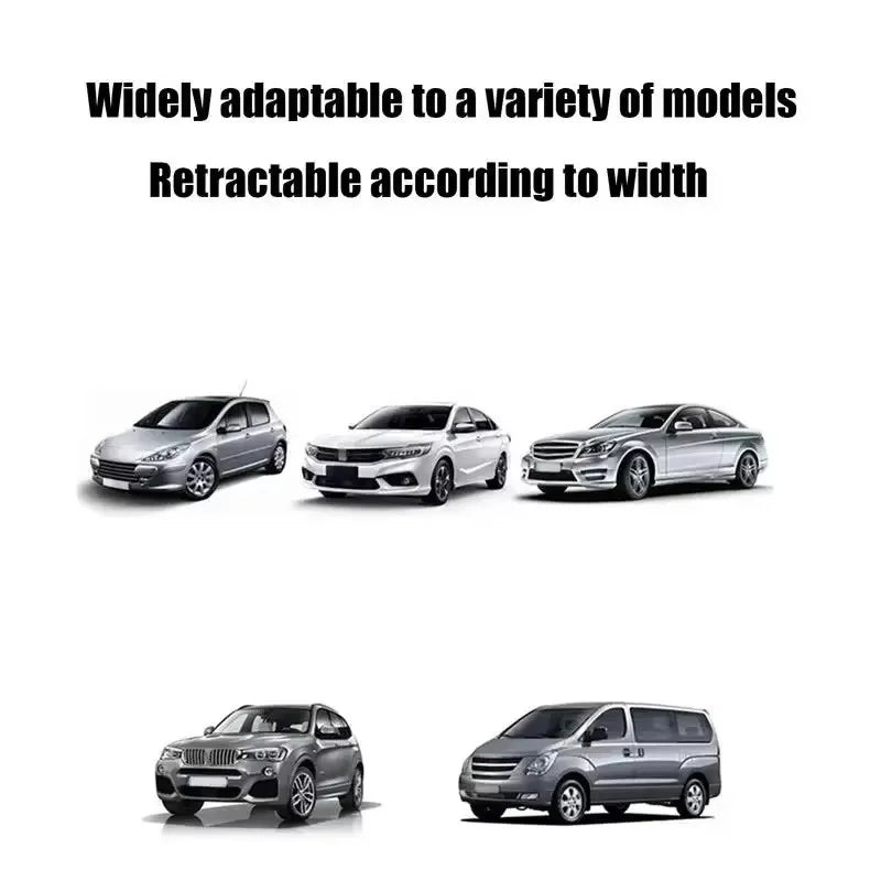 Retractable Auto Sunshade — Front & Rear Window UV Protector