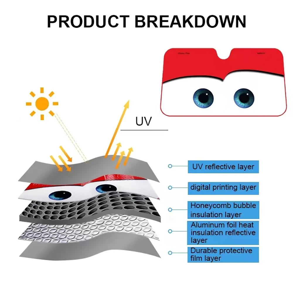 Car Windshield Sunshade — Keep Your Car Cooler