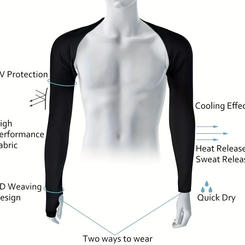 Women's Sun Protection Shawl — Lightweight Sport Sleeves
