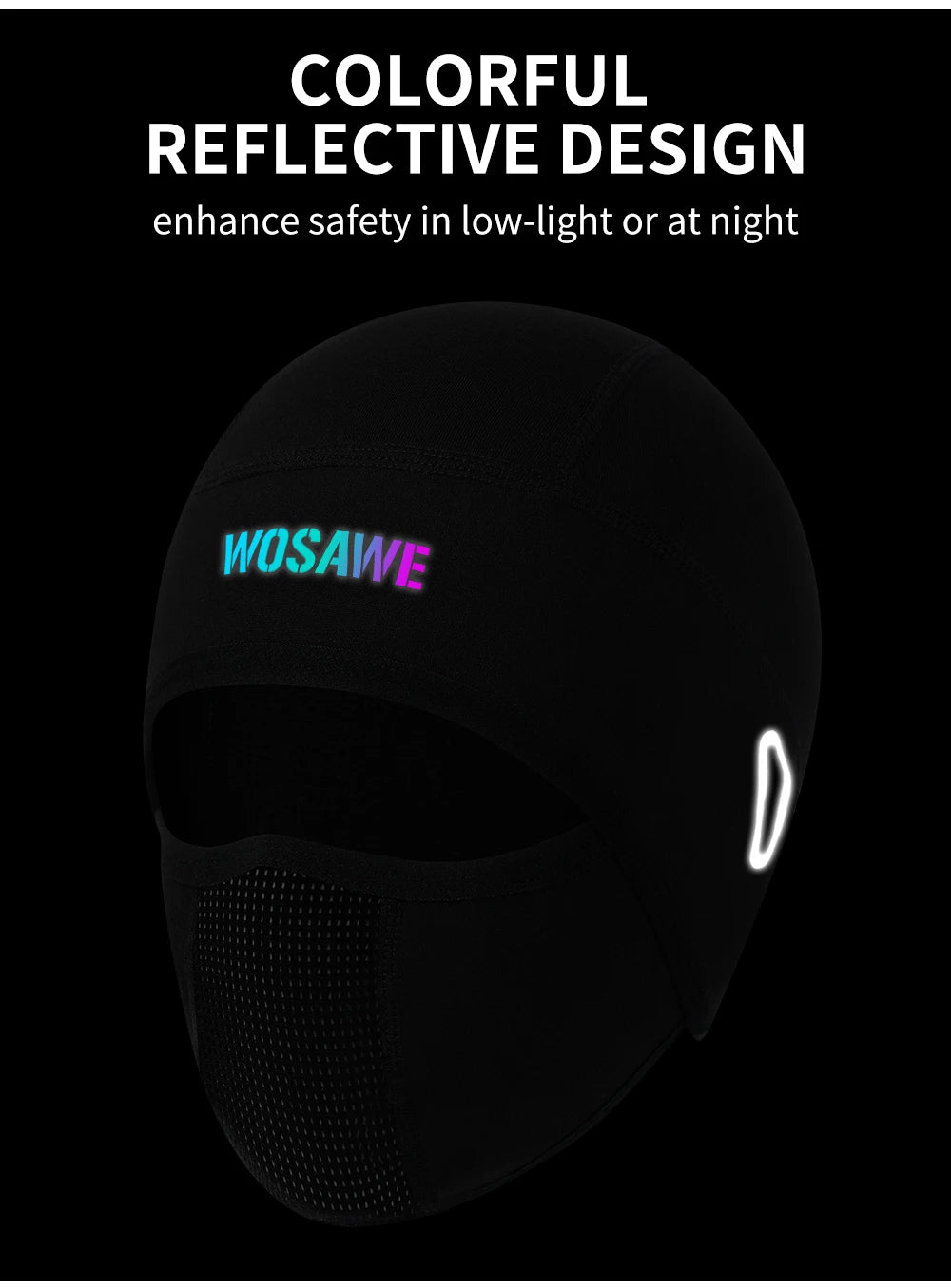 WOSAWE Cooling Balaclava — Breathable Sports Face Cover