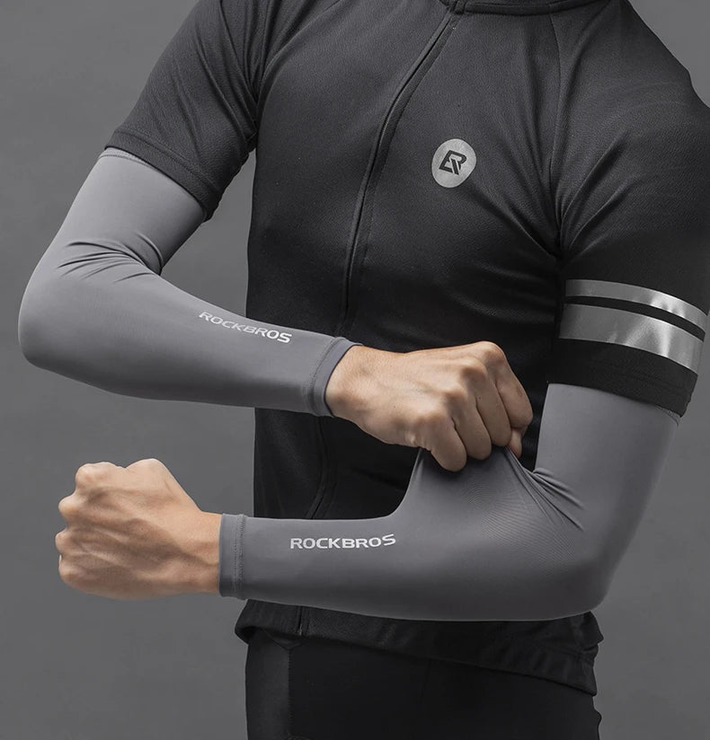 ROCKBROS Ice Silk UV Protection Arm Sleeves