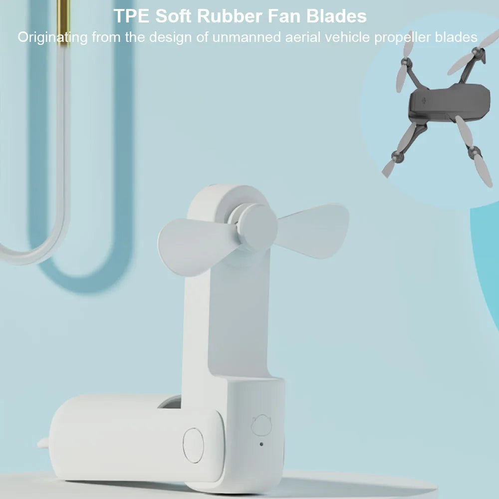 Raugee 2-in-1 Portable Fan & Power Bank