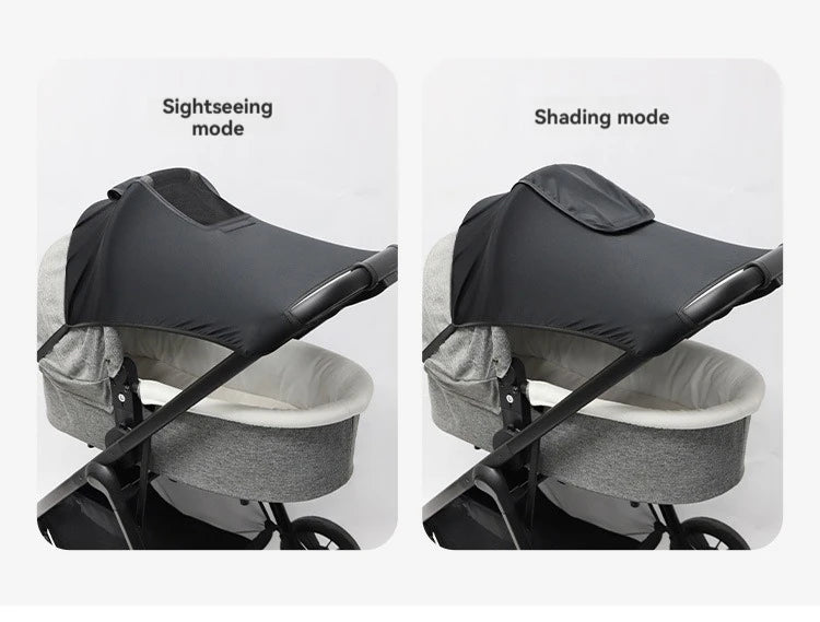 Universal Baby Stroller Sun Shade — UV Protection Canopy