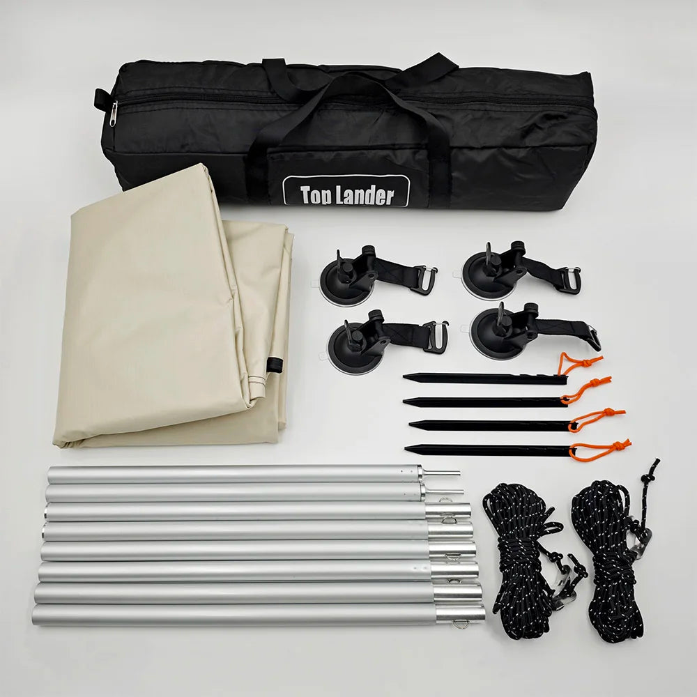 SUV Side Awning — Instant Shade & Waterproof Shelter