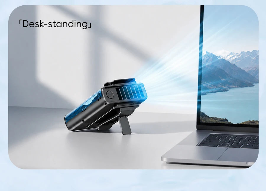 Kinscoter Waist Fan — 4000mAh Portable Bladeless Cooling Fan