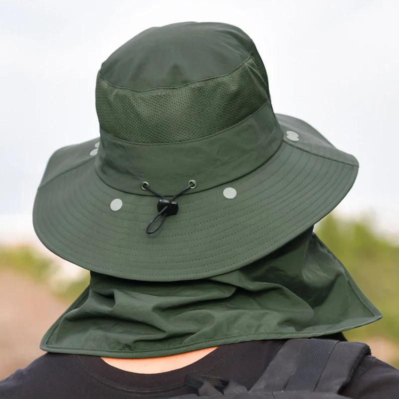 Quick-Dry Fisherman's Sun Hat — Breathable Outdoor Protection