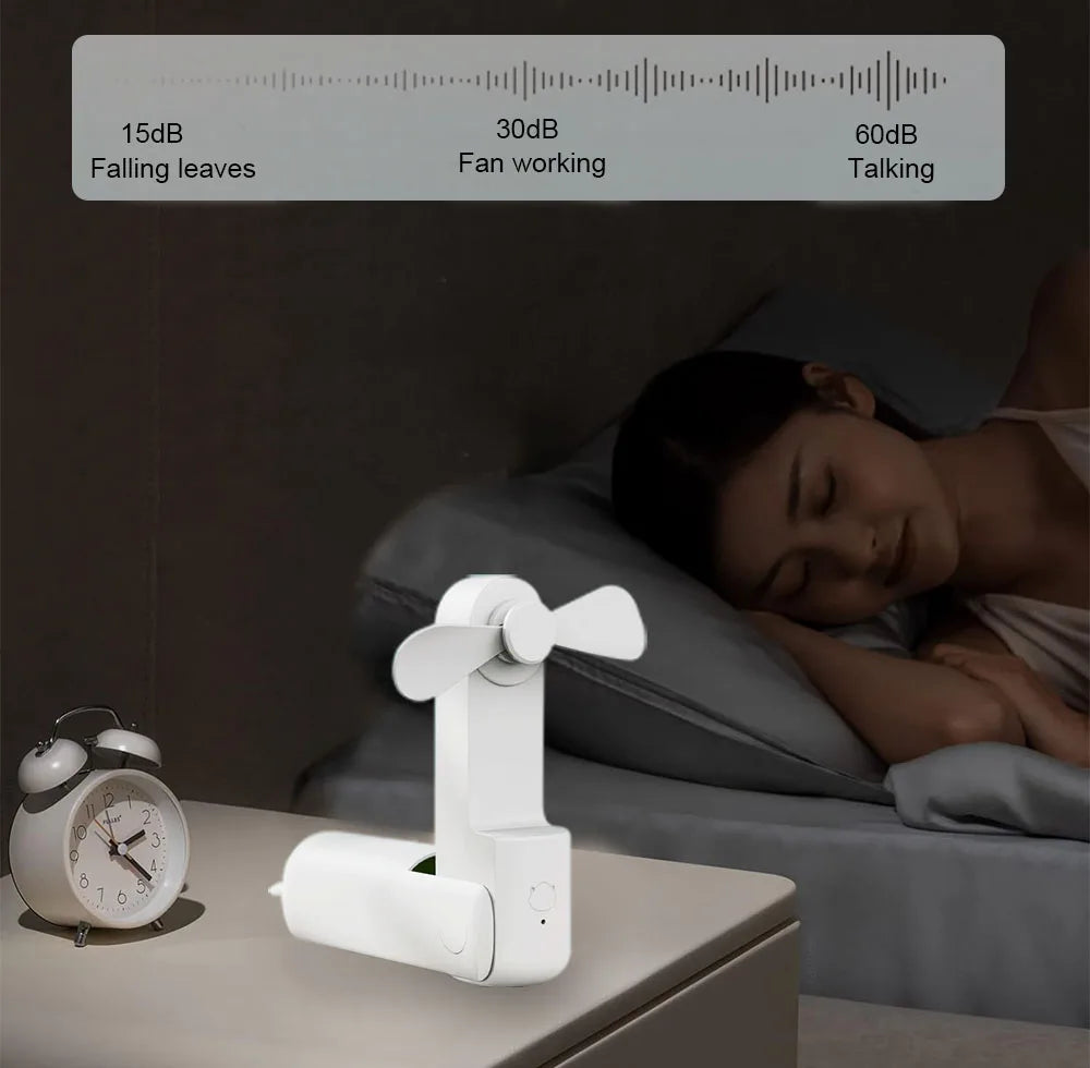 Raugee 2-in-1 Portable Fan & Power Bank