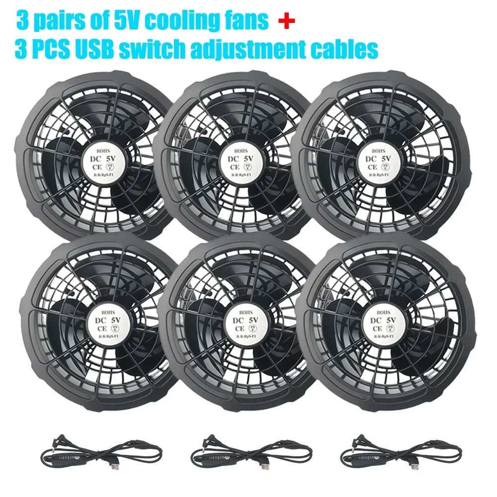 5V/12V Replacement Cooling Fan for Air Conditioning Vest