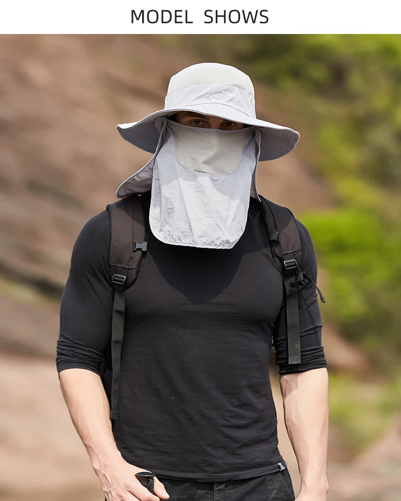 Quick-Dry Fisherman's Sun Hat — Breathable Outdoor Protection