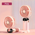 Portable Mini Fan — 6-Speed USB Rechargeable Handheld Fan