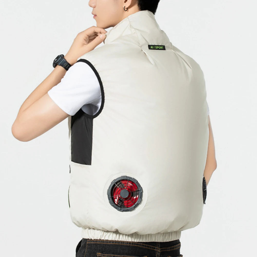 APWIKOGER Cooling Vest — 3-Speed Ice Fan Vest