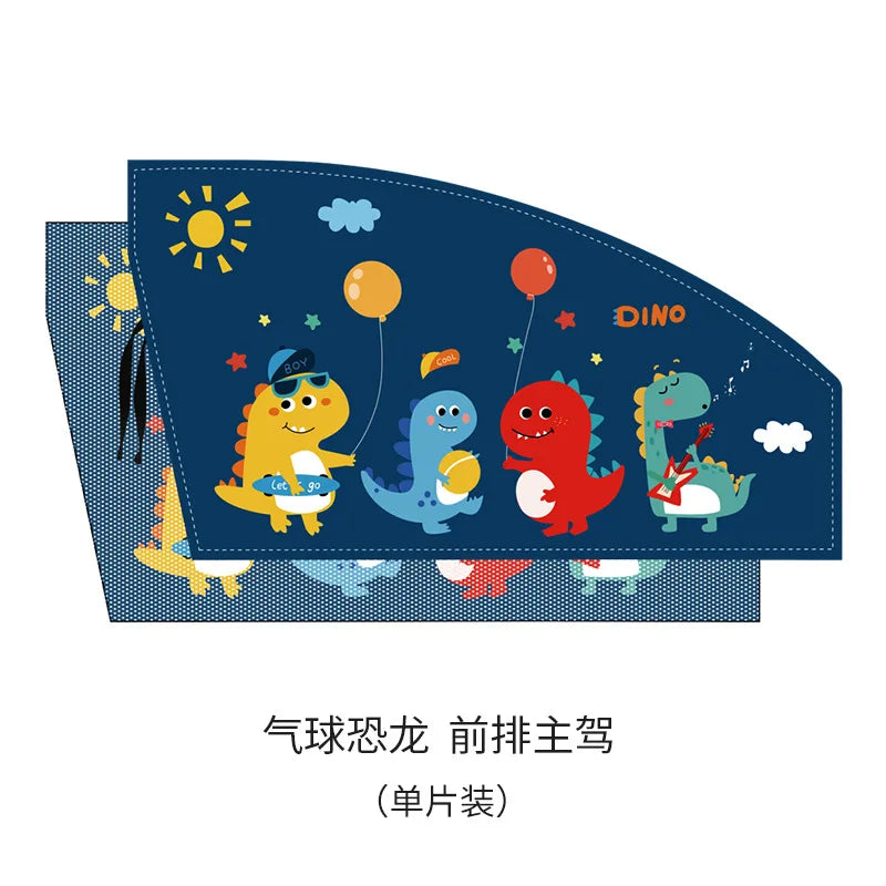Magnetic Car Window Sunshade with Mosquito Net