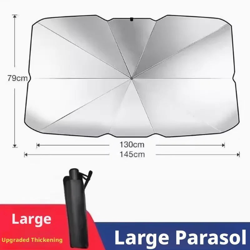 LZJV Car Windshield Sunshade — UV & Heat Protection
