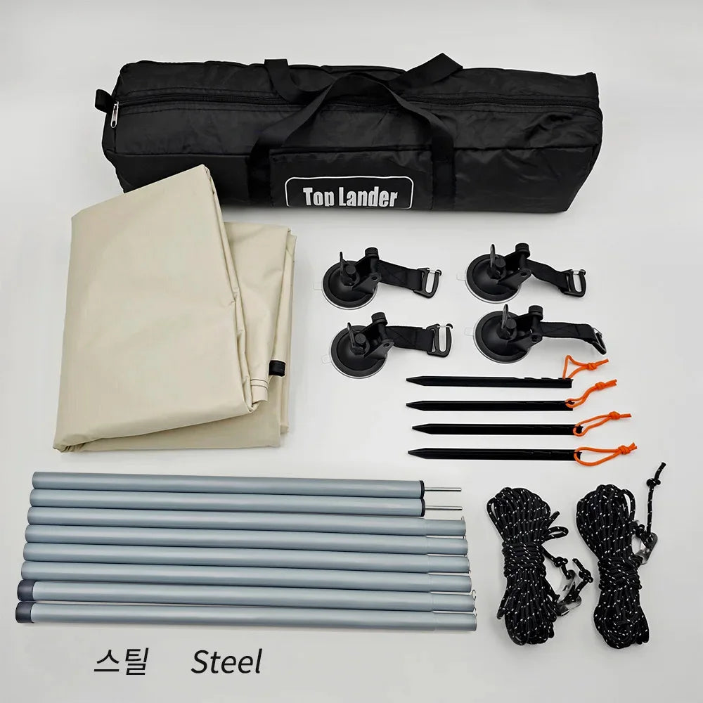 SUV Side Awning — Instant Shade & Waterproof Shelter
