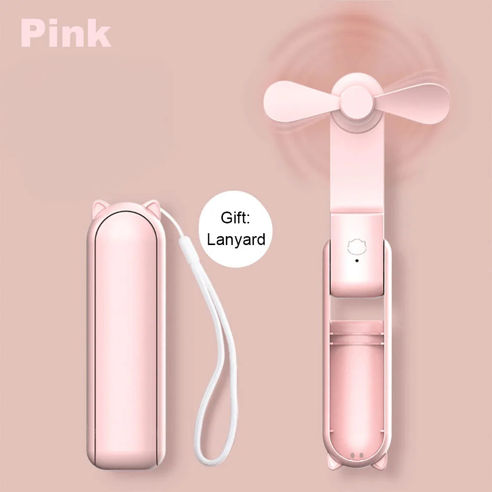 Raugee 2-in-1 Portable Fan & Power Bank