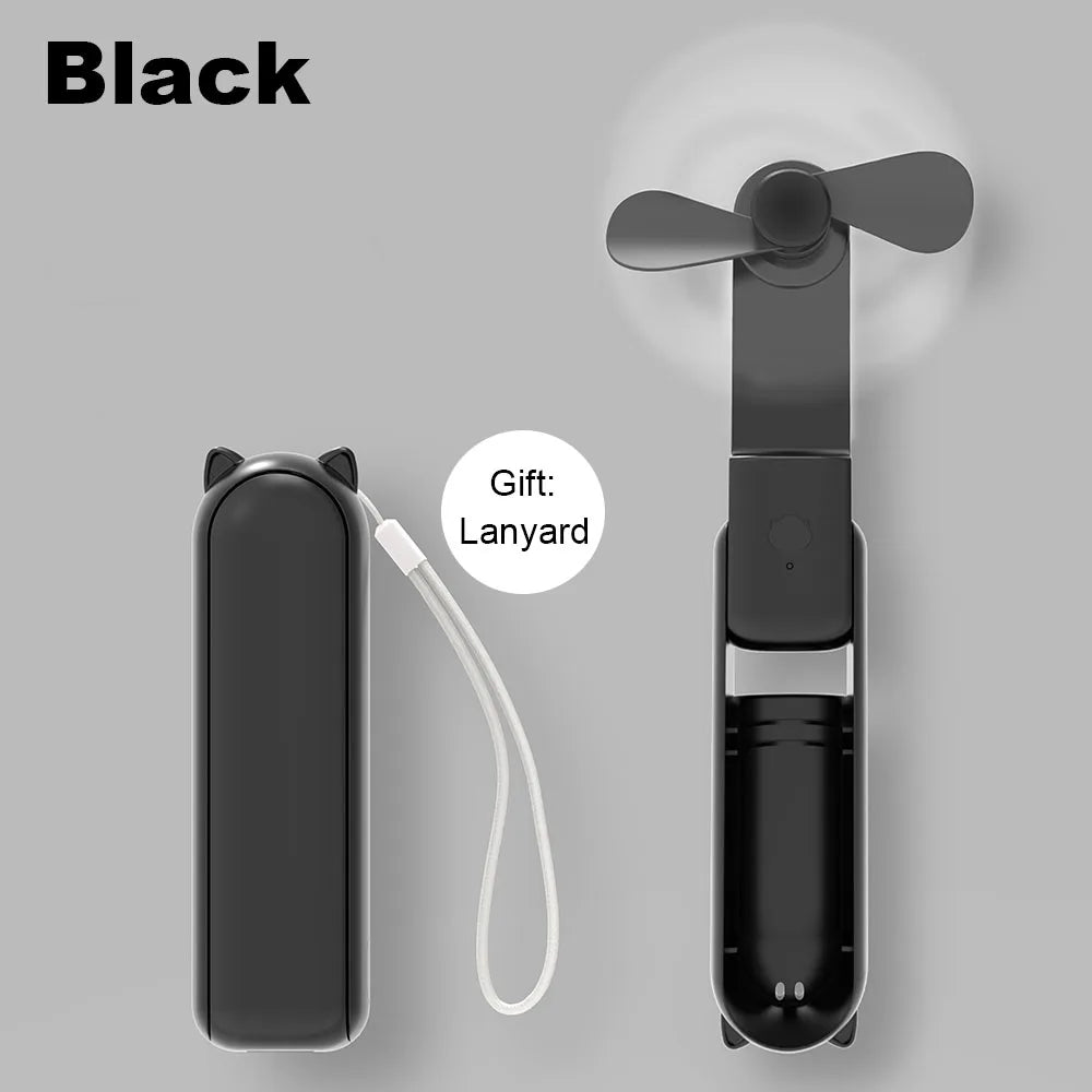 Raugee 2-in-1 Portable Fan & Power Bank