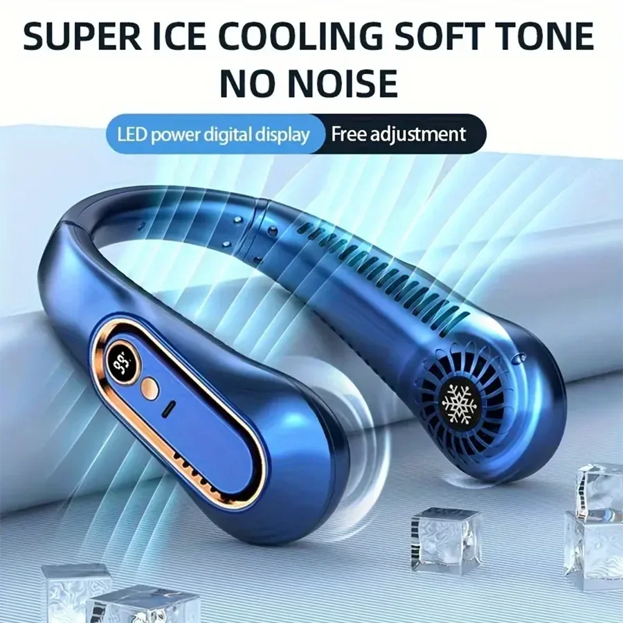 HAOYUNMA Wearable Neck Fan — Bladeless Portable AC