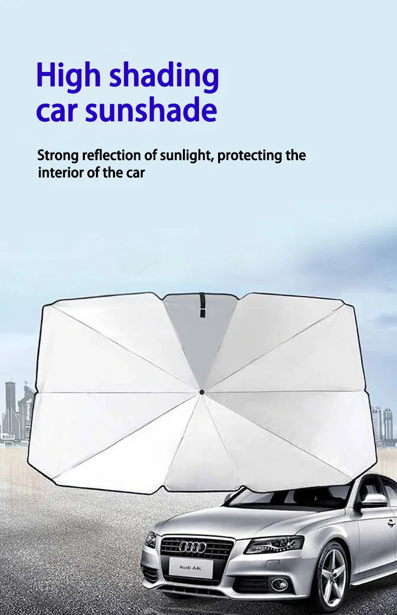 LZJV Car Windshield Sunshade — UV & Heat Protection