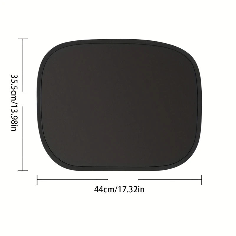 2026 Electrostatic Side Window Sun Visor — 4-Layer UV Blocker