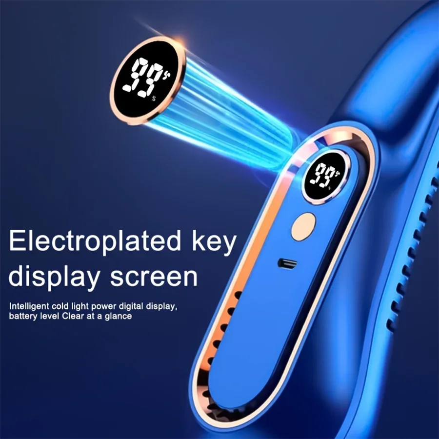 HAOYUNMA Wearable Neck Fan — Bladeless Portable AC