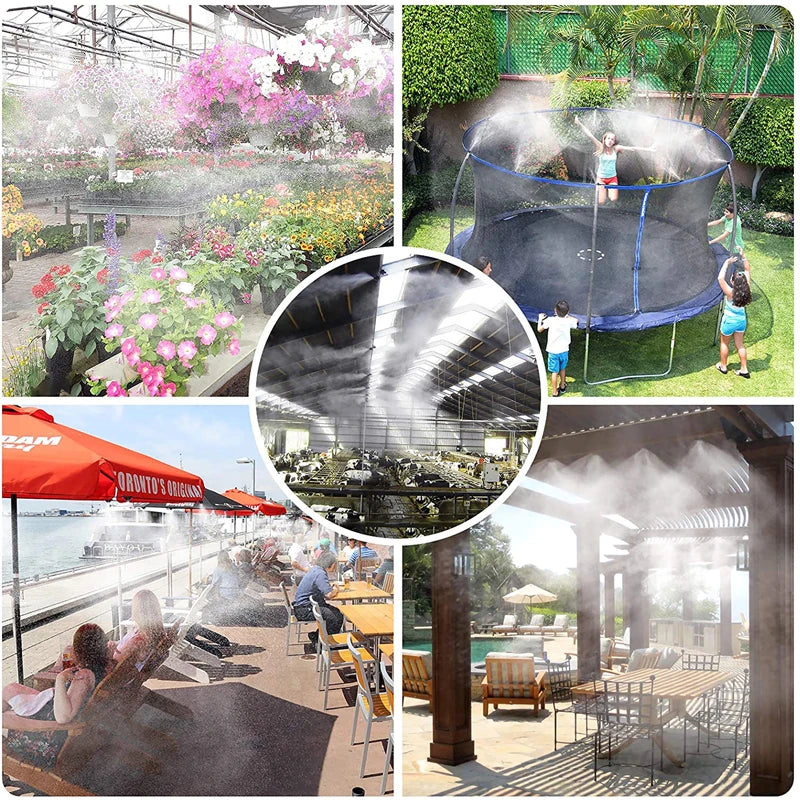Outdoor Misting System — Instant Patio & Garden Cooling