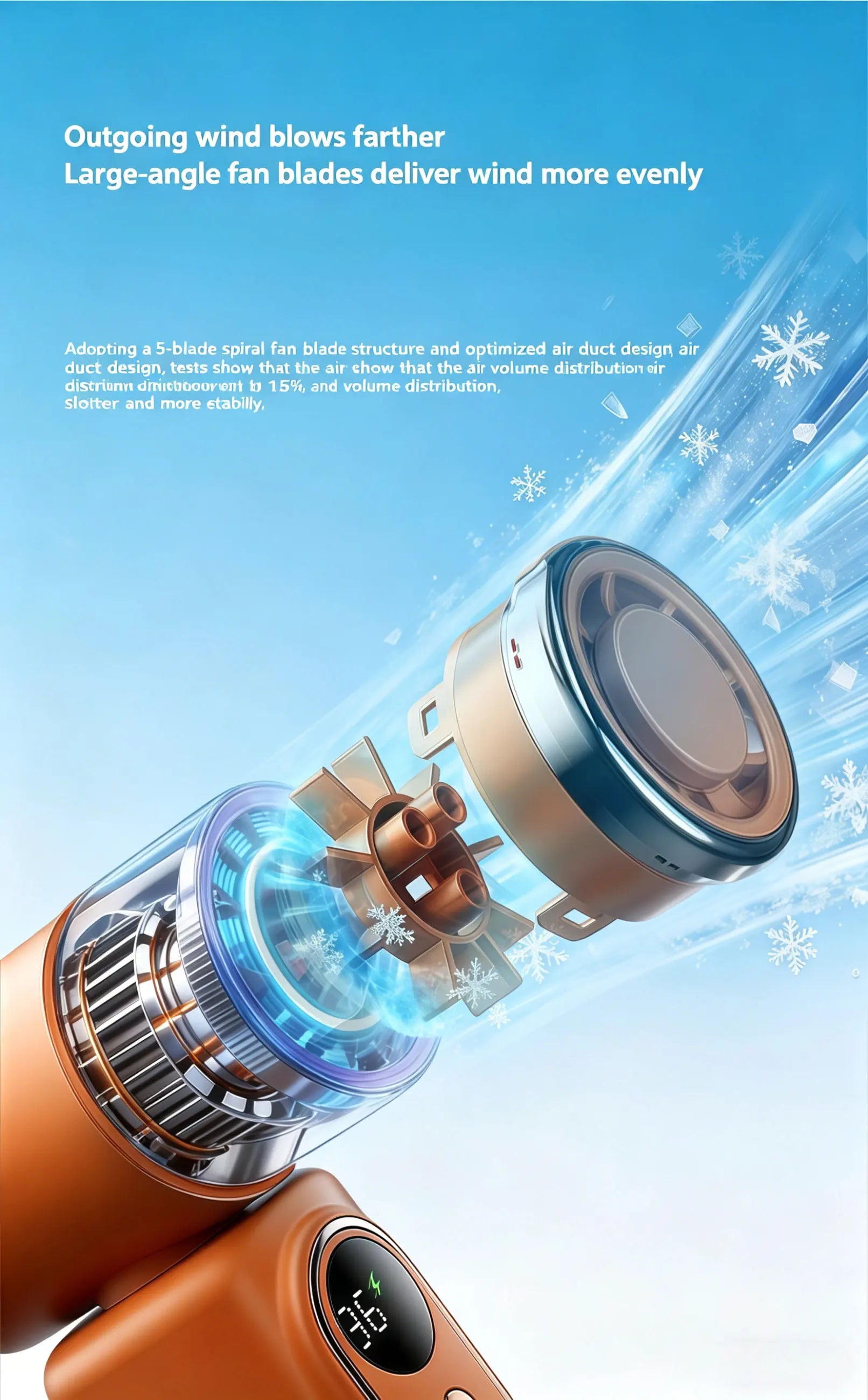 Portable Mini Clip Fan — Handheld & Umbrella-Mount Cooling