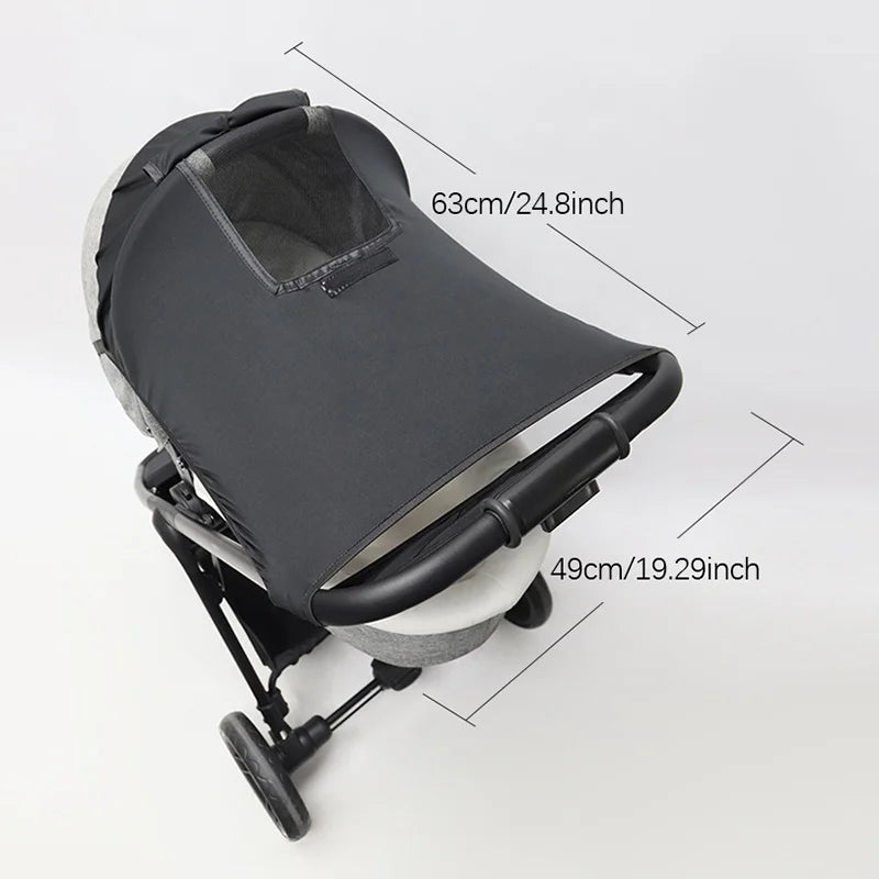 Universal Baby Stroller Sun Shade — UV Protection Canopy