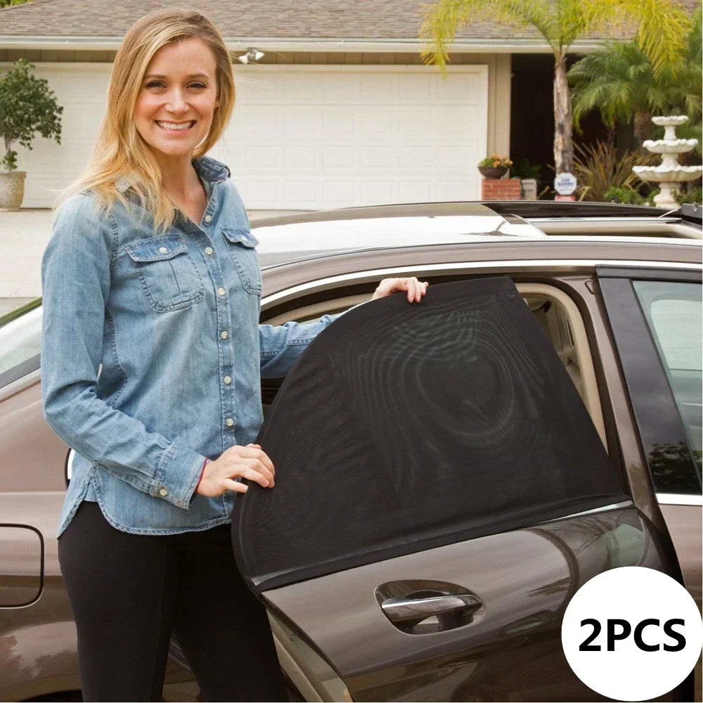 Premium Mosquito Net Window Screen — UV Protection for Front & Rear Windows