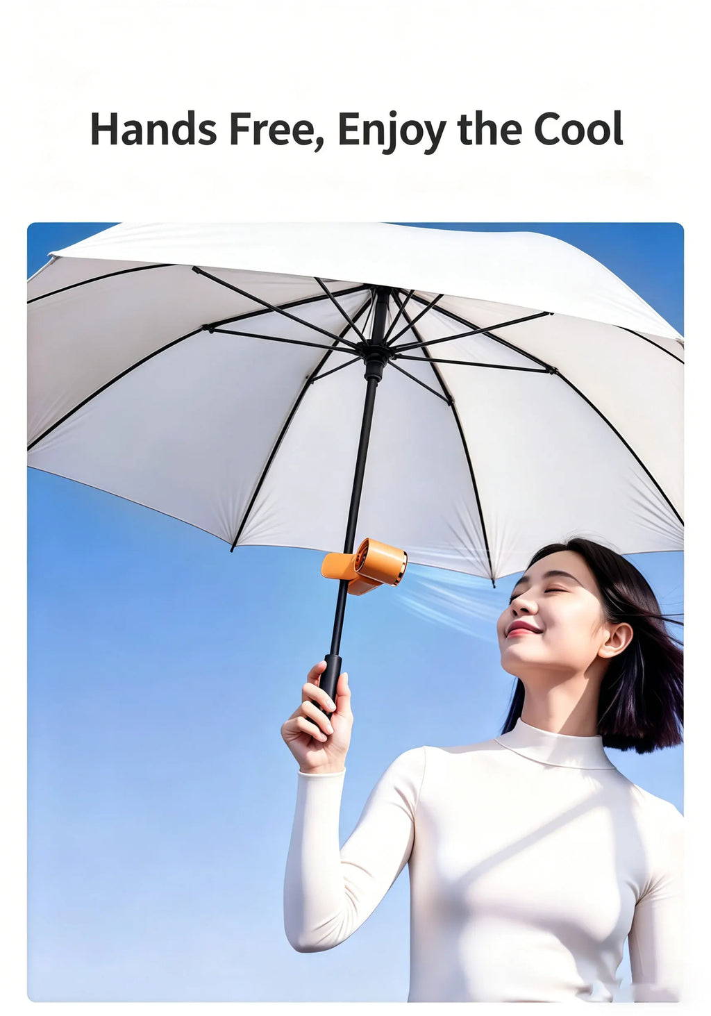Portable Mini Clip Fan — Handheld & Umbrella-Mount Cooling