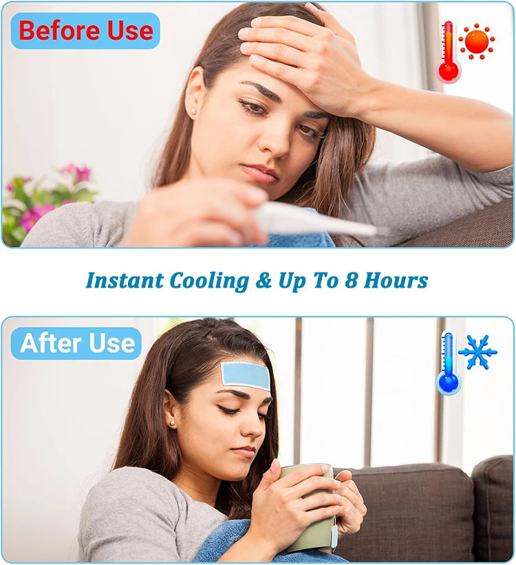 JYN Instant Cooling Patches — Long-Lasting Heat Relief Stickers