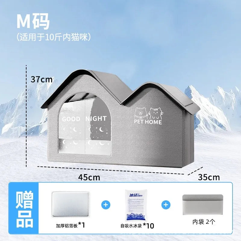 Cat Air-Conditioning House — Summer Cooling Villa