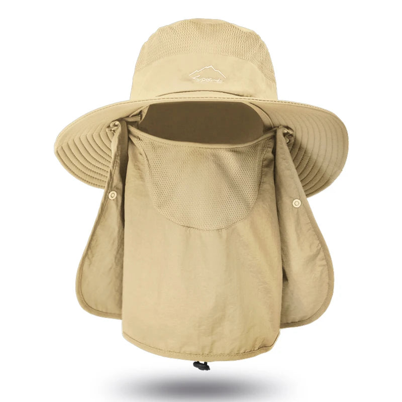 Quick-Dry Fisherman's Sun Hat — Breathable Outdoor Protection