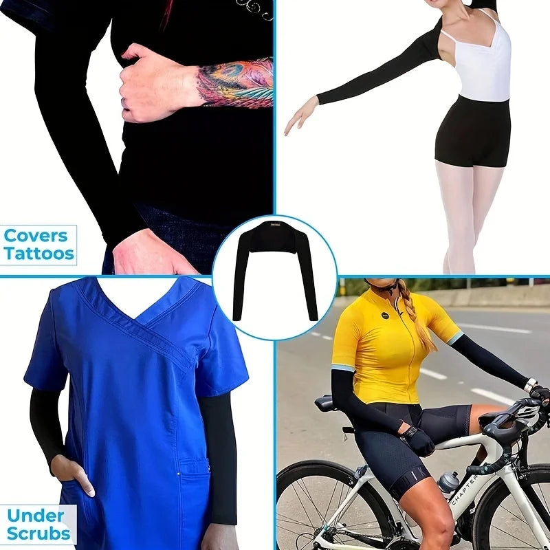 Women's Sun Protection Shawl — Lightweight Sport Sleeves