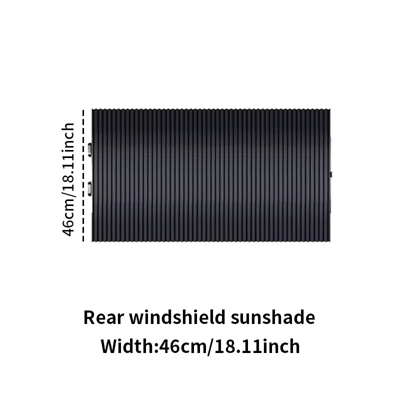 CORNING Retractable Windshield Sunshade — 99% UV Protection