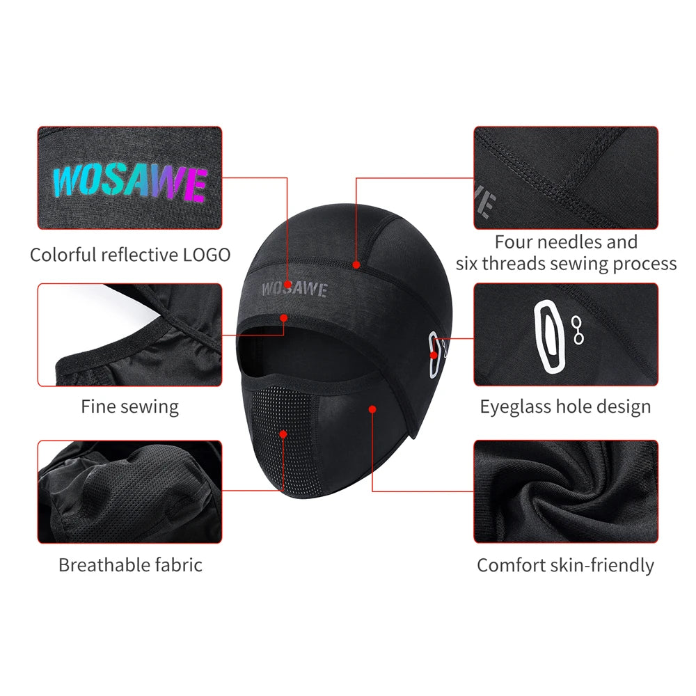 WOSAWE Cooling Balaclava — Breathable Sports Face Cover